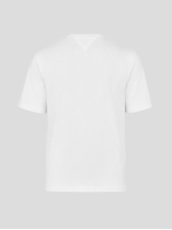 Tee-Shirt Logo Drapeau Grande Taille Blanc