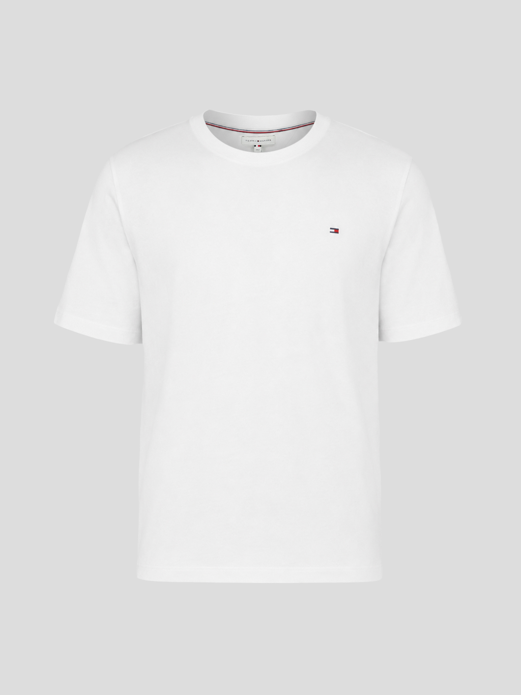 Tee-Shirt Logo Drapeau Grande Taille Blanc