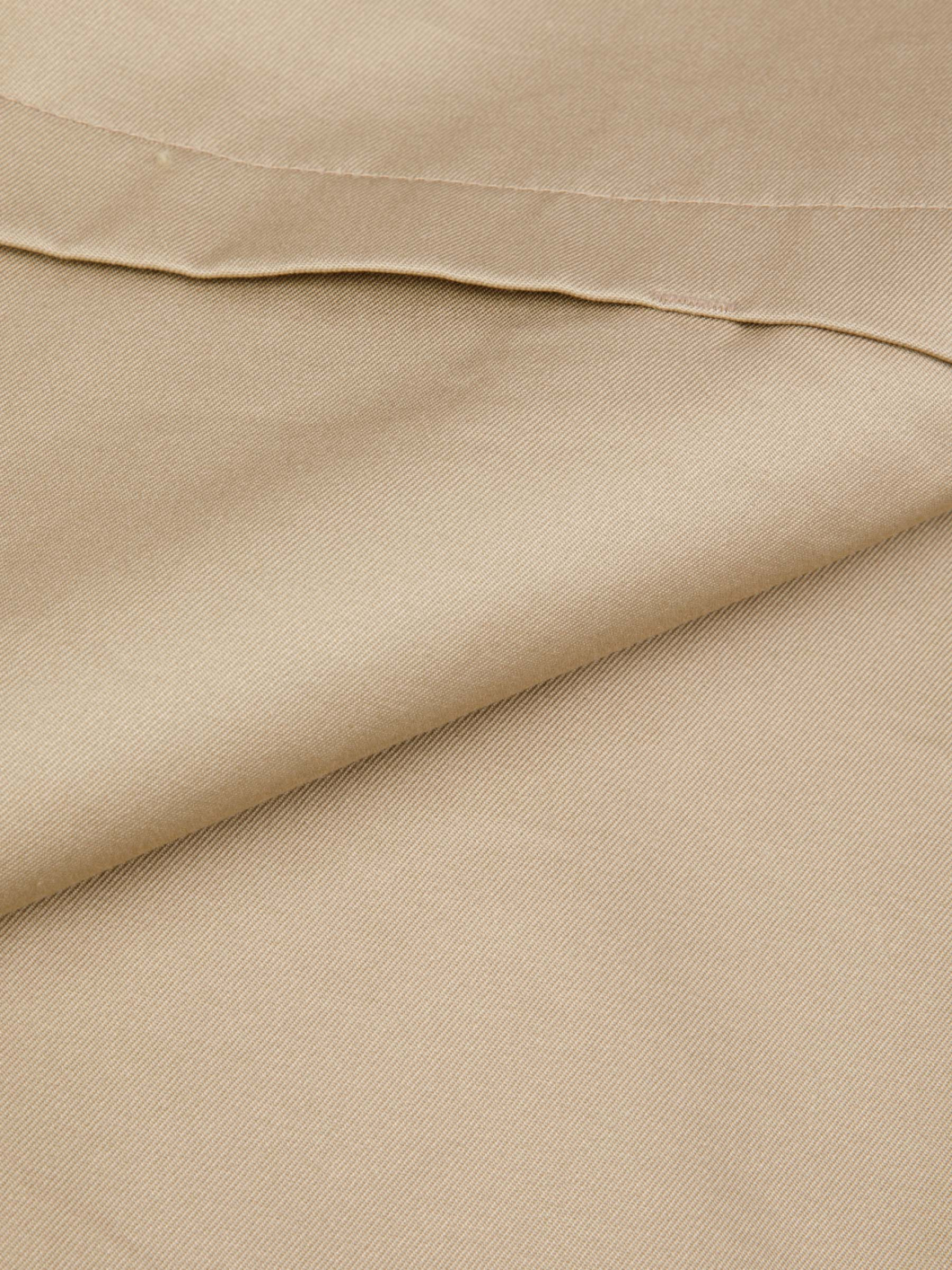 Blouson Zippé Col Montant Grande Taille Beige