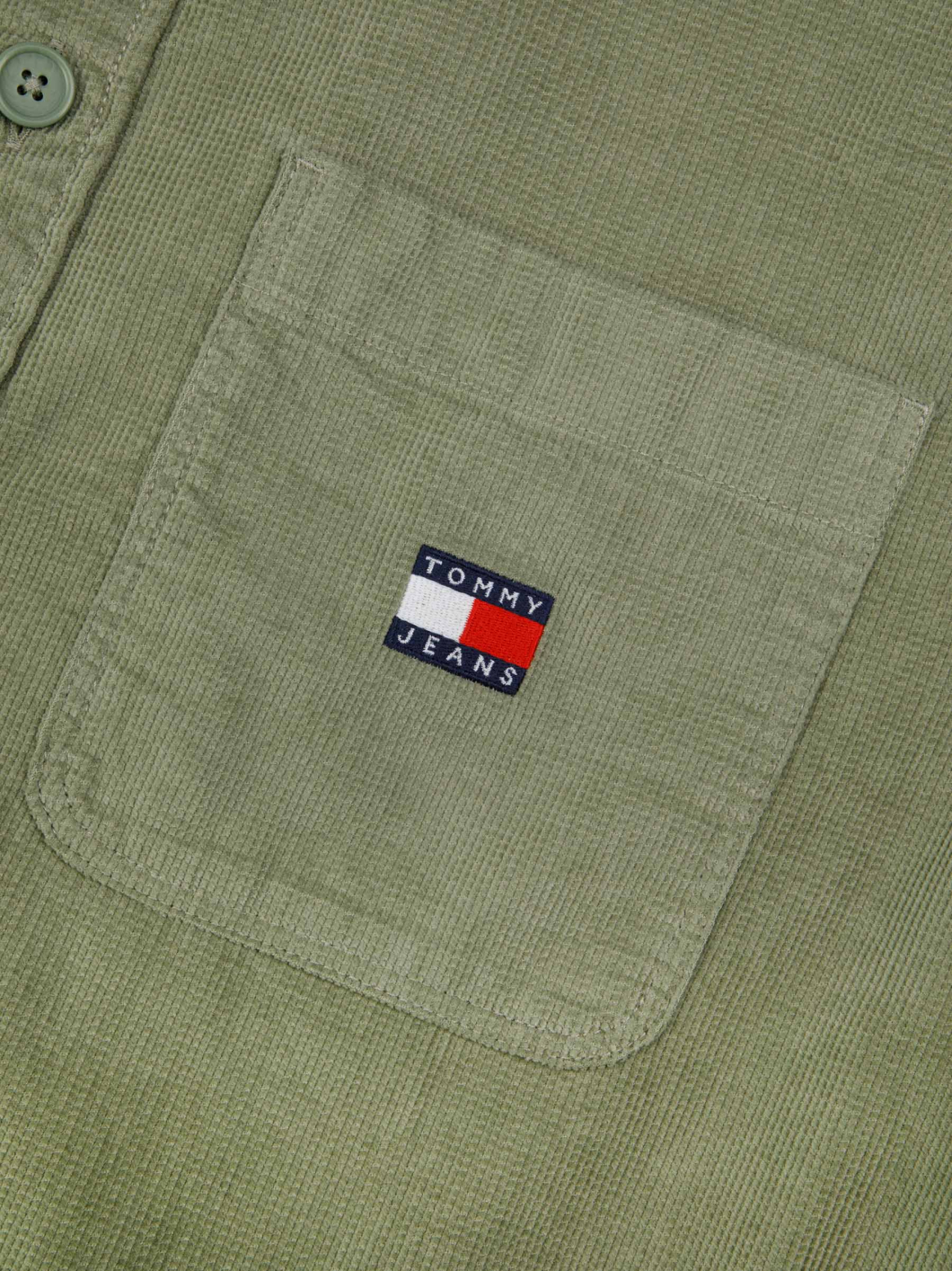 Surchemise Velours Gaufré Grande Taille Verte