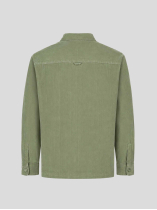 Surchemise Velours Gaufré Grande Taille Verte