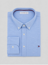 Chemise Maille Piquée Grande Taille Ciel
