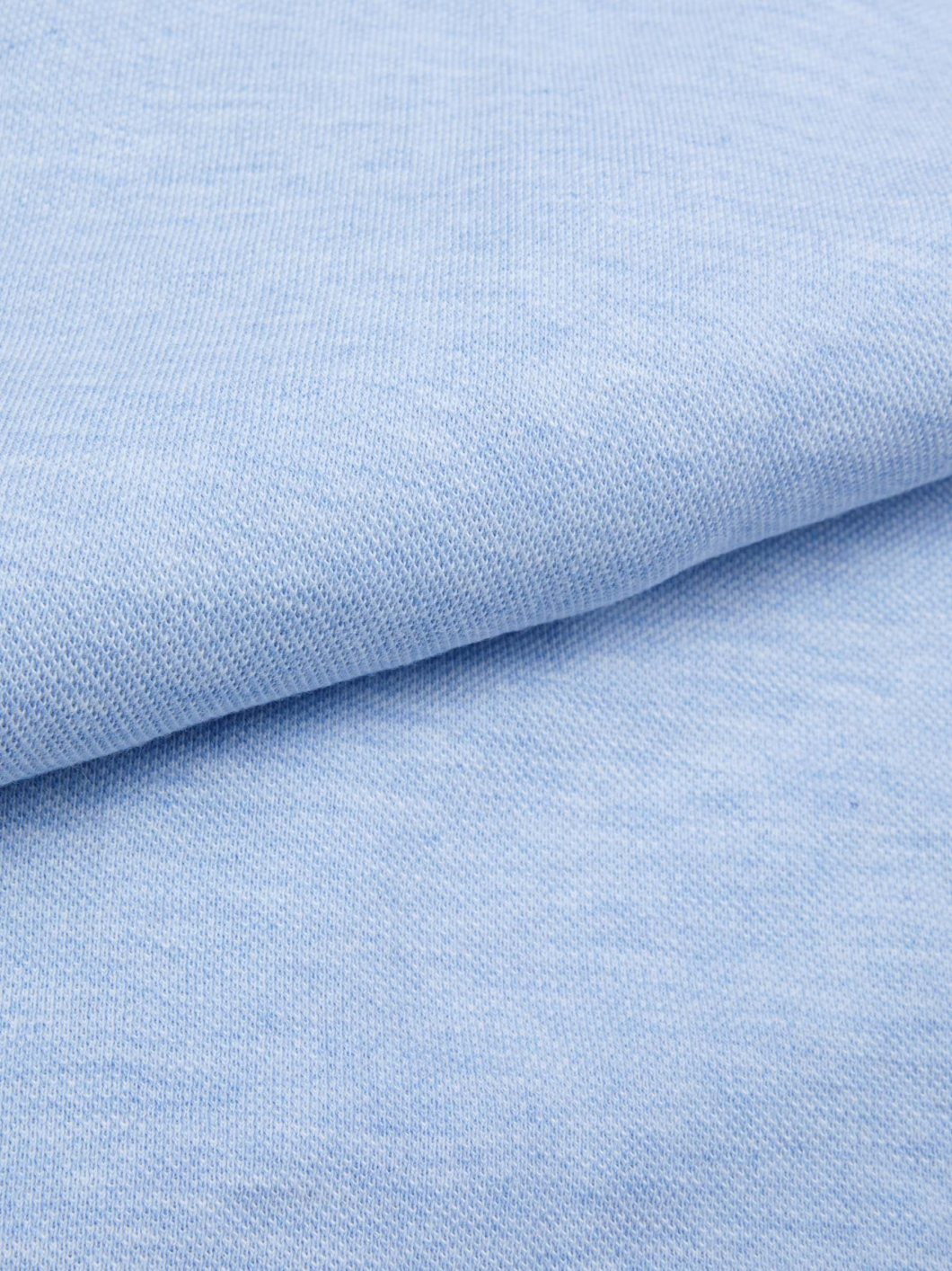 Chemise Maille Piquée Grande Taille Ciel