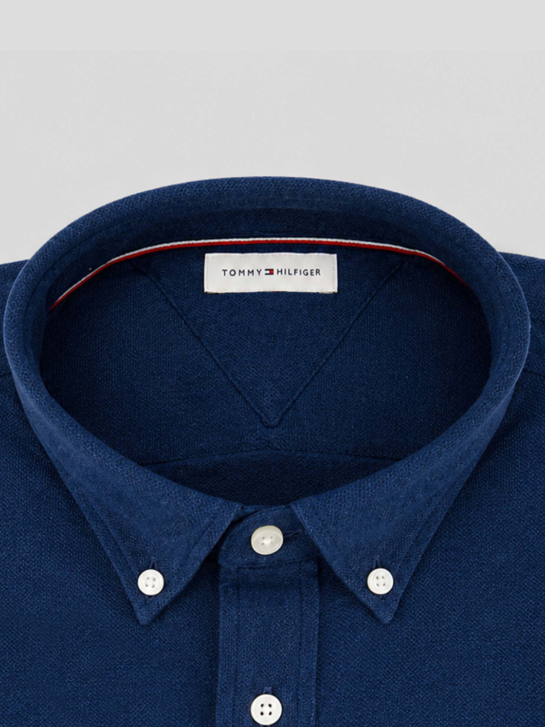 Chemise Maille Piquée Grande Taille Bleue