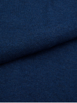 Chemise Maille Piquée Grande Taille Bleue