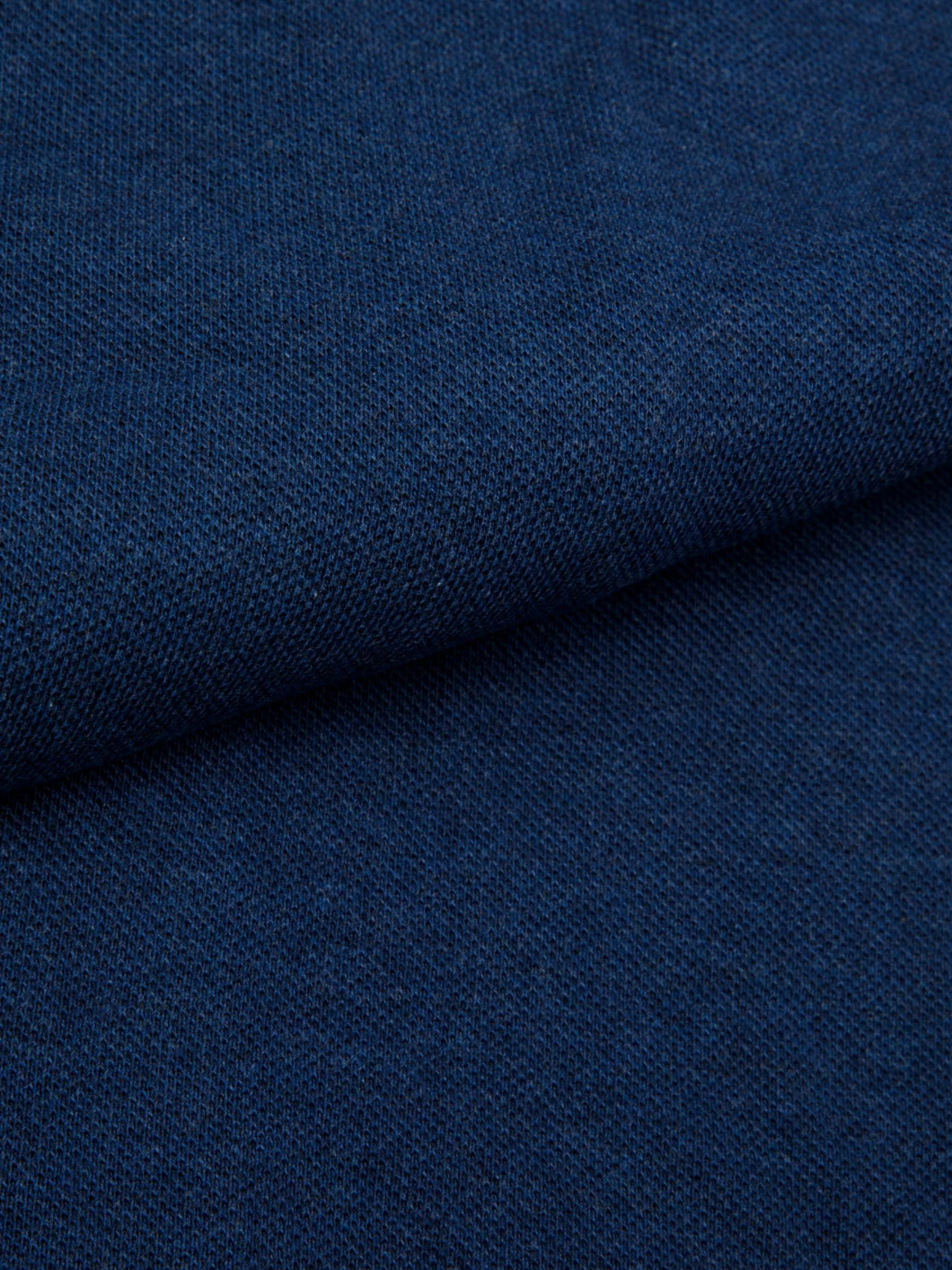 Chemise Maille Piquée Grande Taille Bleue