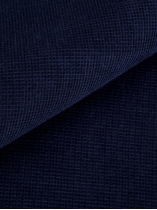 Surchemise Velours Gaufré Grande Taille Marine