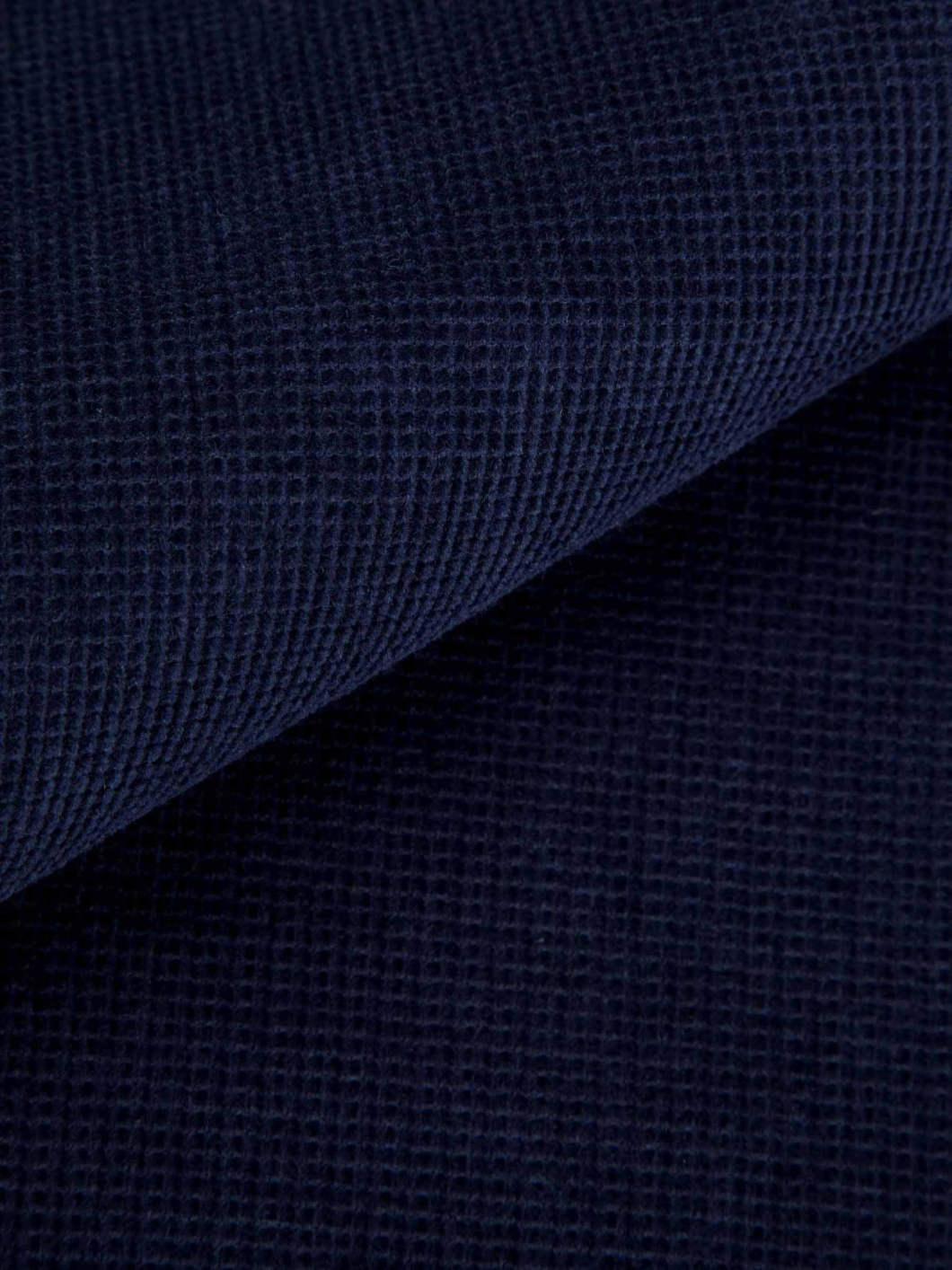 Surchemise Velours Gaufré Grande Taille Marine