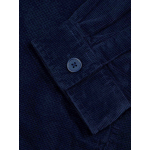 Surchemise Velours Gaufré Grande Taille Marine