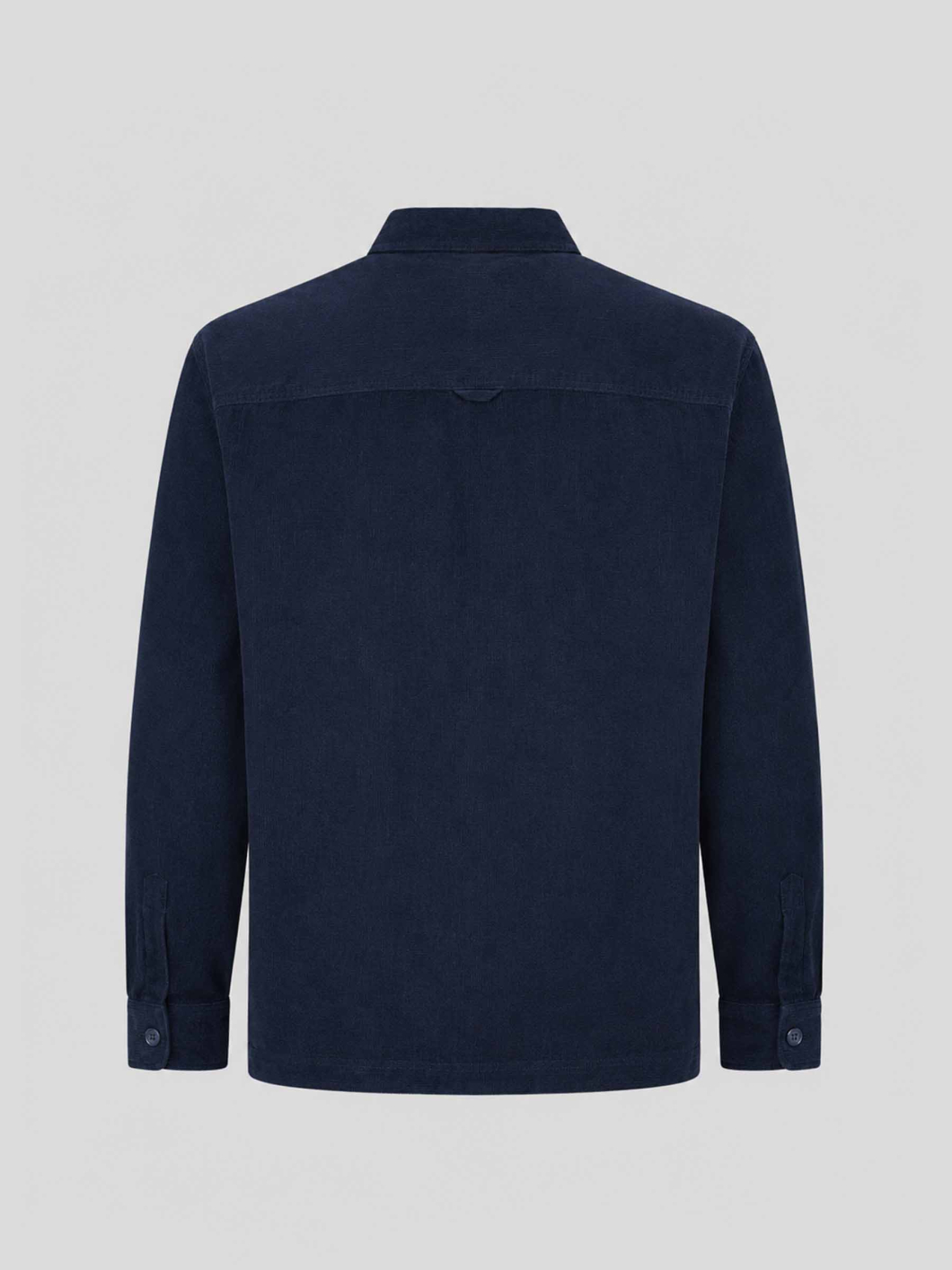Surchemise Velours Gaufré Grande Taille Marine