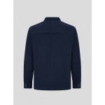Surchemise Velours Gaufré Grande Taille Marine