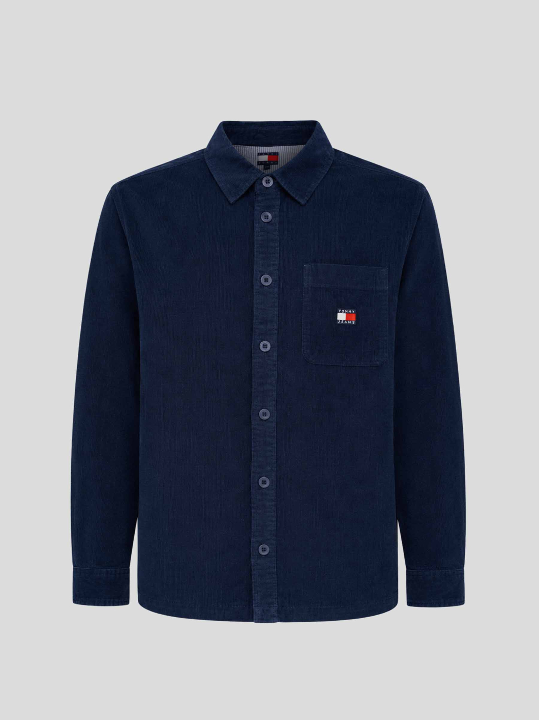 Surchemise Velours Gaufré Grande Taille Marine