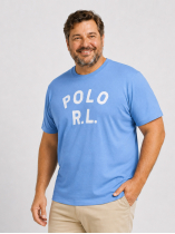 Tee-shirt Jersey POLO R.L. Grande Taille Ciel