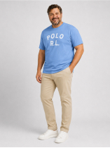 Tee-shirt Jersey POLO R.L. Grande Taille Ciel
