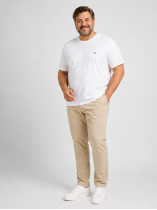 Tee-Shirt Logo Drapeau Grande Taille Blanc