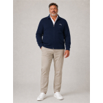 Haut Zippé Col Polo grande Taille Marine