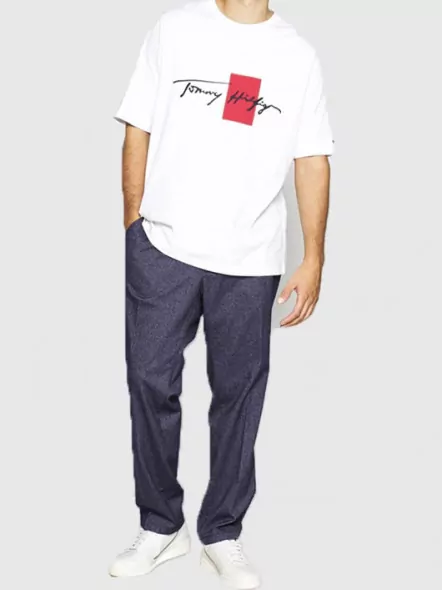 Chino Uni Tommy Hilfiger Grande Taille