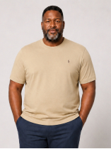 Tee-shirt Jersey Grande Taille Beige