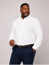 Chemise Oxford Grande Taille Blanche