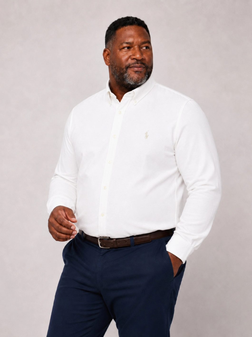 Chemise Oxford Grande Taille Blanche