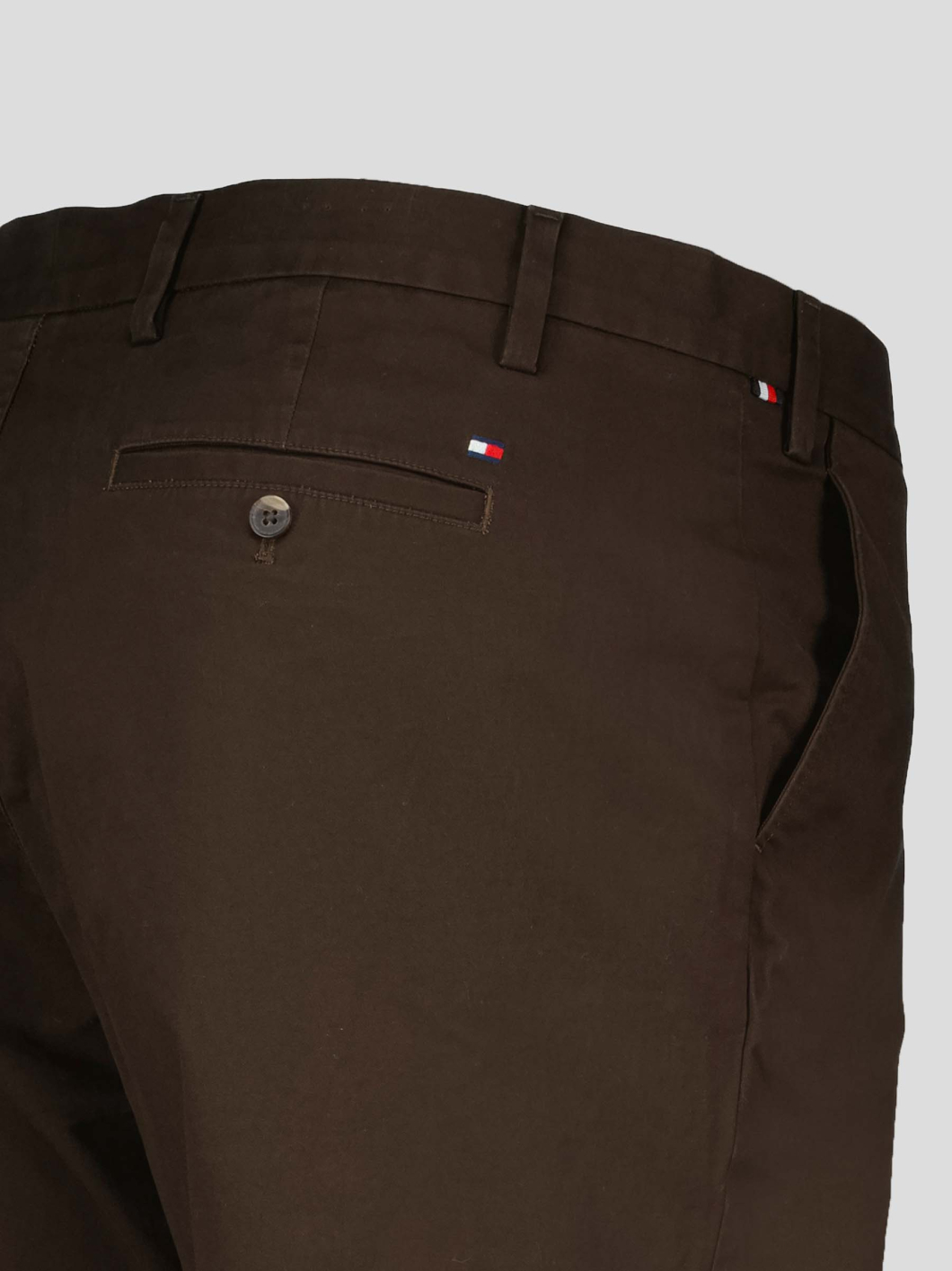 Pantalon Chino Twill Grande Taille Marron