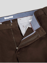 Pantalon Chino Twill Grande Taille Marron
