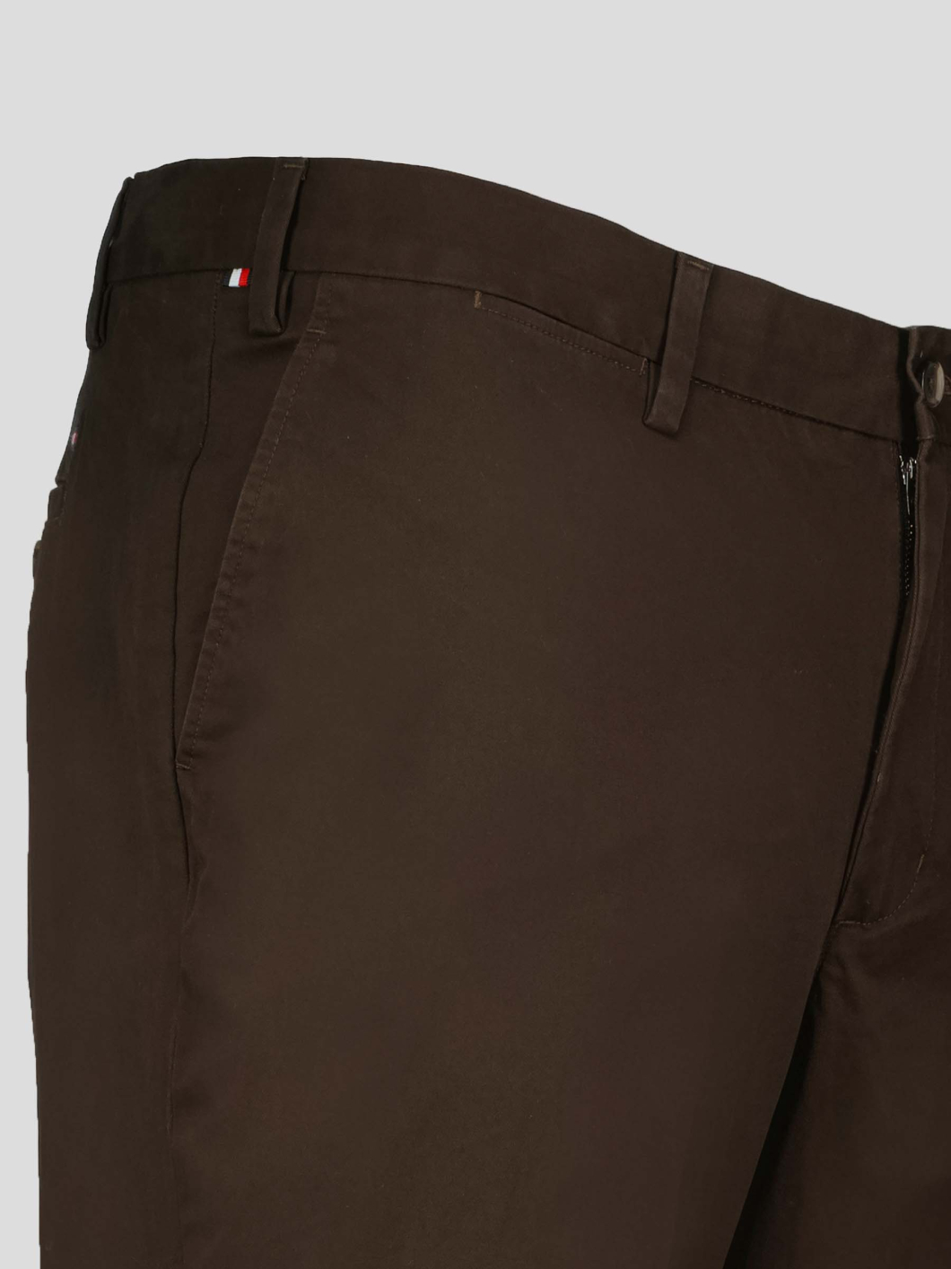 Pantalon Chino Twill Grande Taille Marron