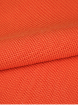 Pull Col Rond Texturé Grande Taille Orange
