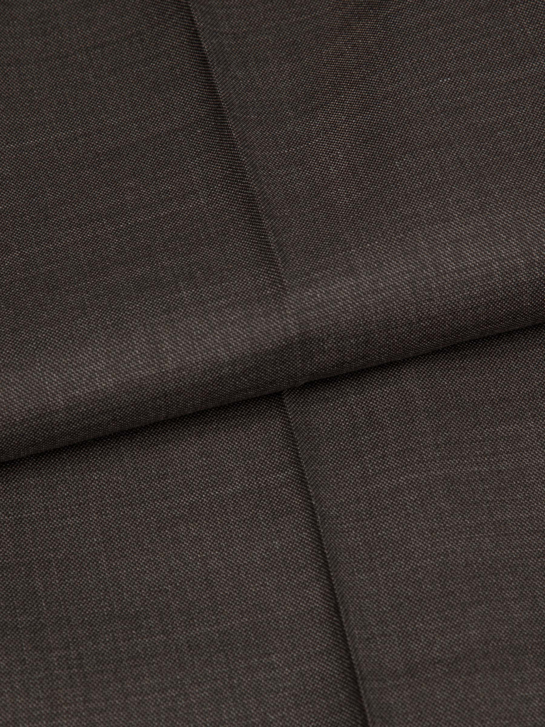 Pantalon Faux Uni Grande Taille Marron