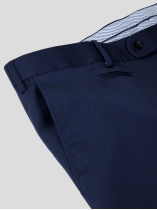 Pantalon en Gabardine de Laine pour Homme Grand Marine