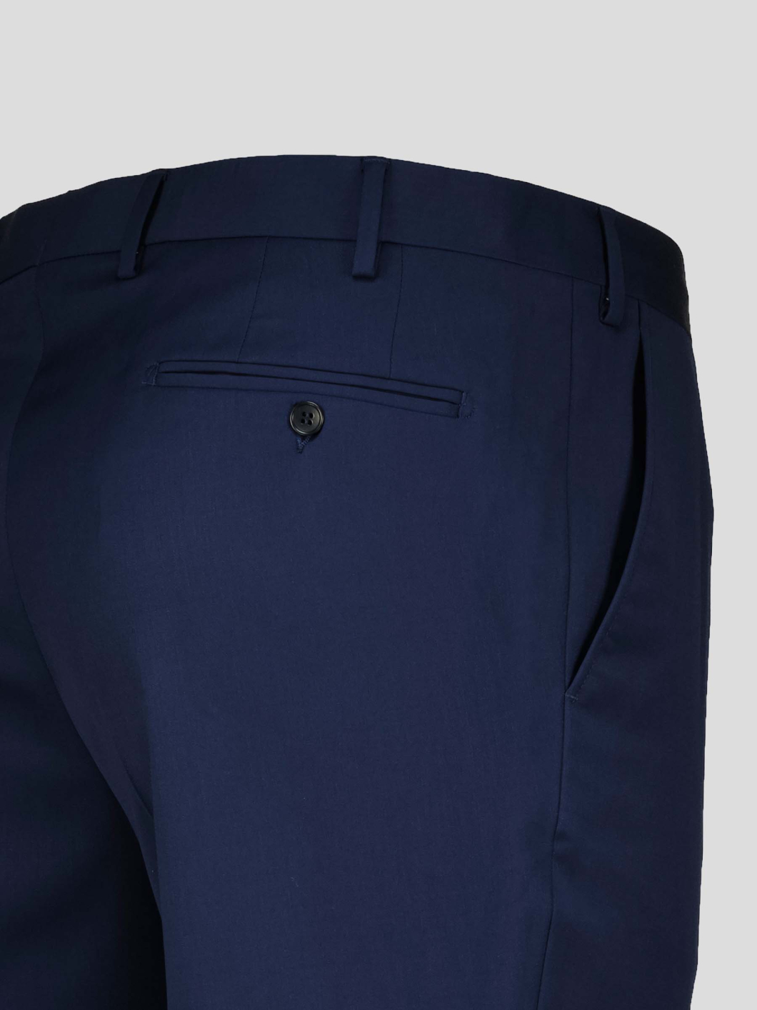 Pantalon en Gabardine de Laine pour Homme Grand Marine