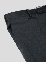 Pantalon Faux Uni Grande Taille Vert Foncé