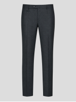 Pantalon Faux Uni Grande Taille Vert Foncé