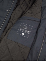 Parka Dynamic avec Capuche Amovible Grande Taille Marine