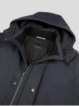 Parka Dynamic avec Capuche Amovible Grande Taille Marine