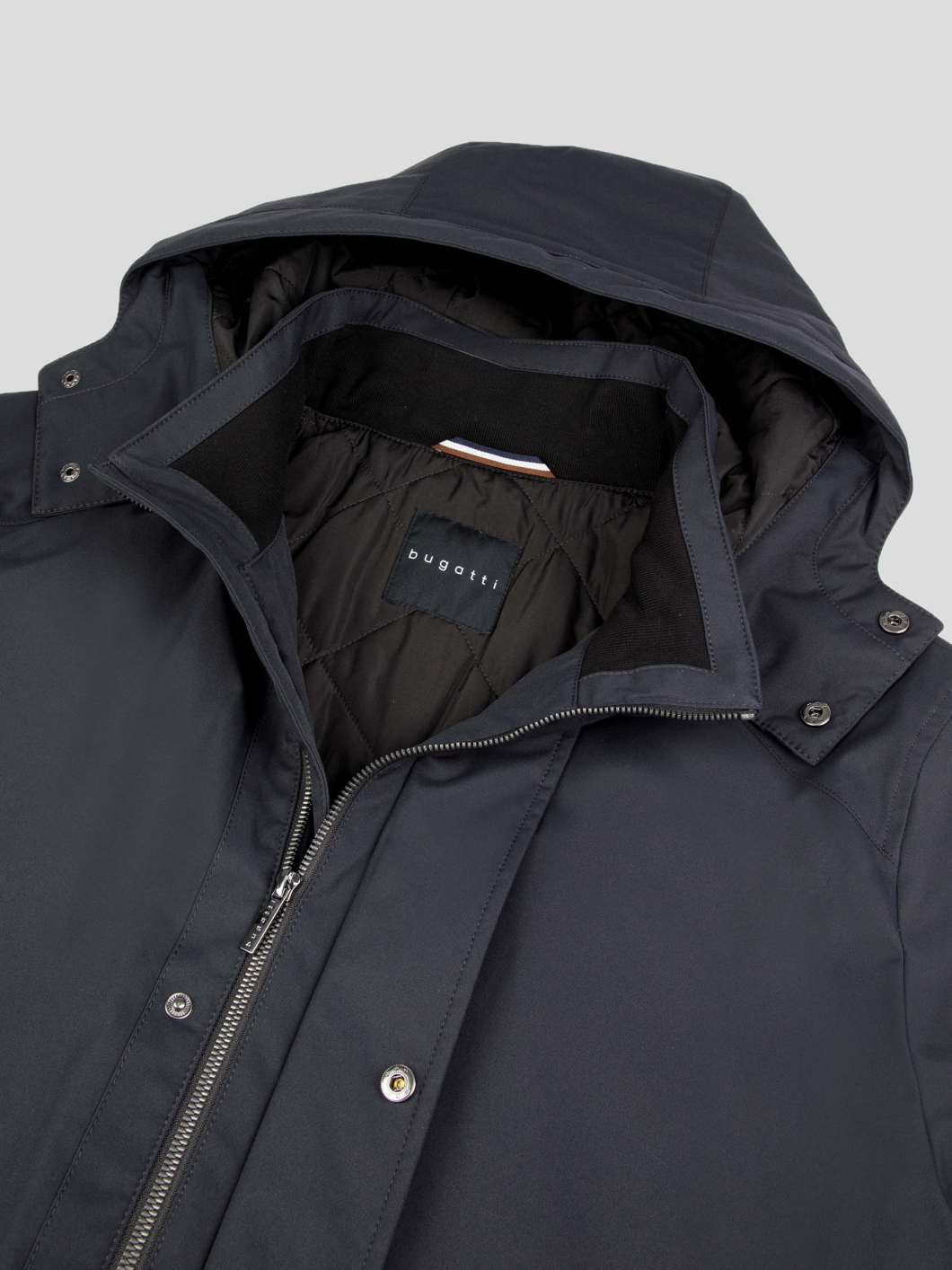 Parka Dynamic avec Capuche Amovible Grande Taille Marine