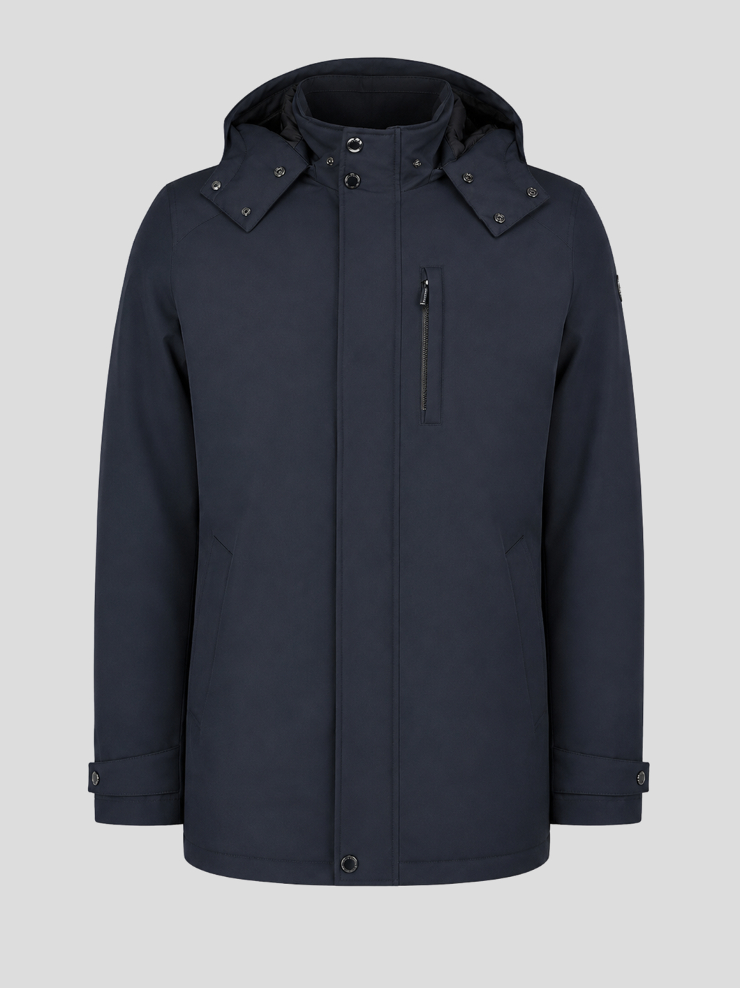 Parka Dynamic avec Capuche Amovible Grande Taille Marine