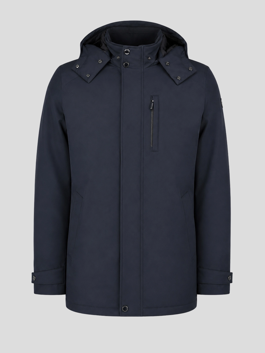 Parka Dynamic avec Capuche Amovible Grande Taille Marine
