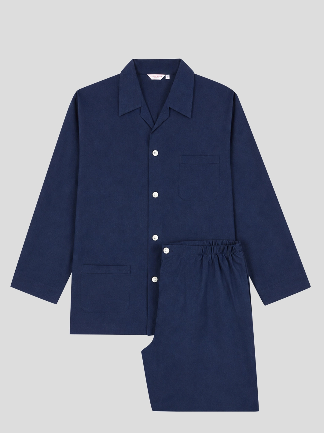 Pyjama Chaud Grande Taille Marine