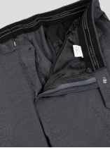 Pantalon Ville Flanelle Gabin Grande Taille Gris