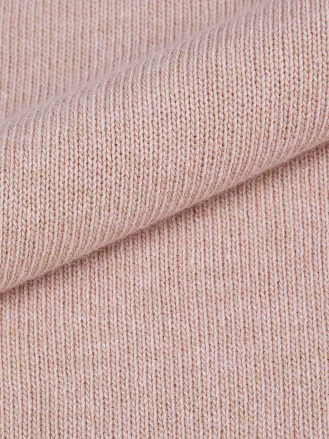 Pull Col V Como Grande Taille Rose Pâle