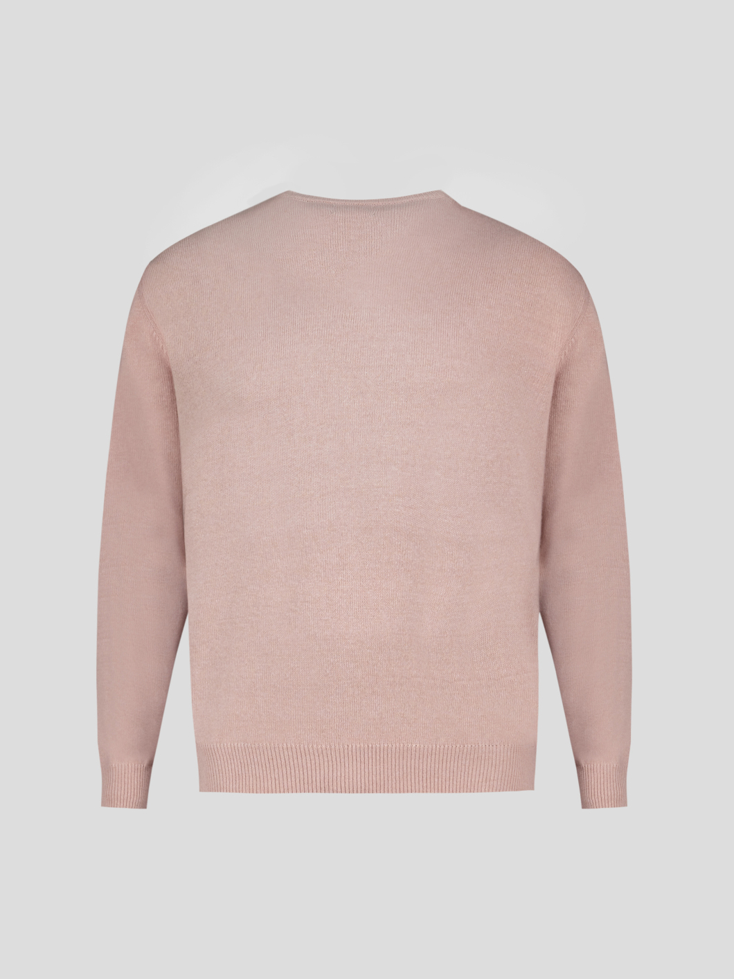 Pull Col V Como Grande Taille Rose Pâle