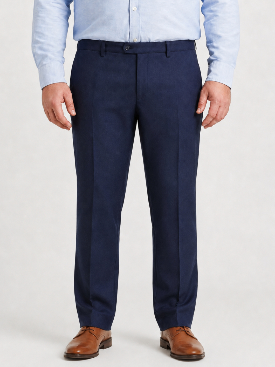 Pantalon Ville Flanelle Gabin pour Homme Grand Marine