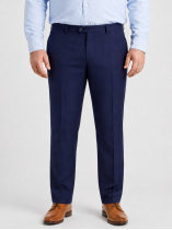 Pantalon Ville Flanelle Gabin Grande Taille Marine
