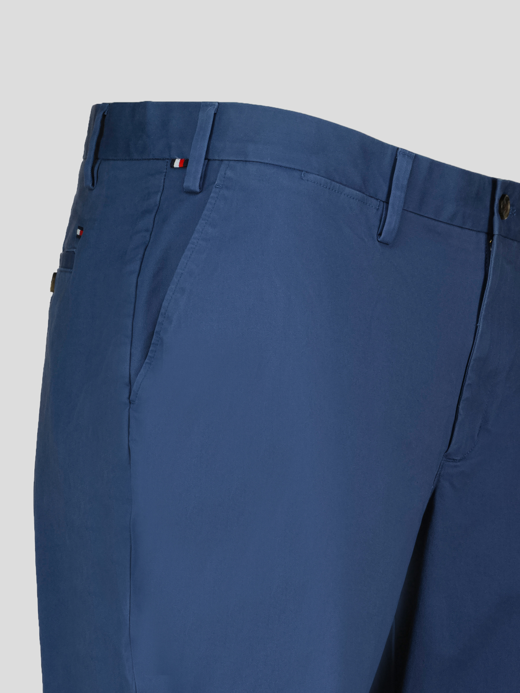 Pantalon Chino Twill Grande Taille Bleu