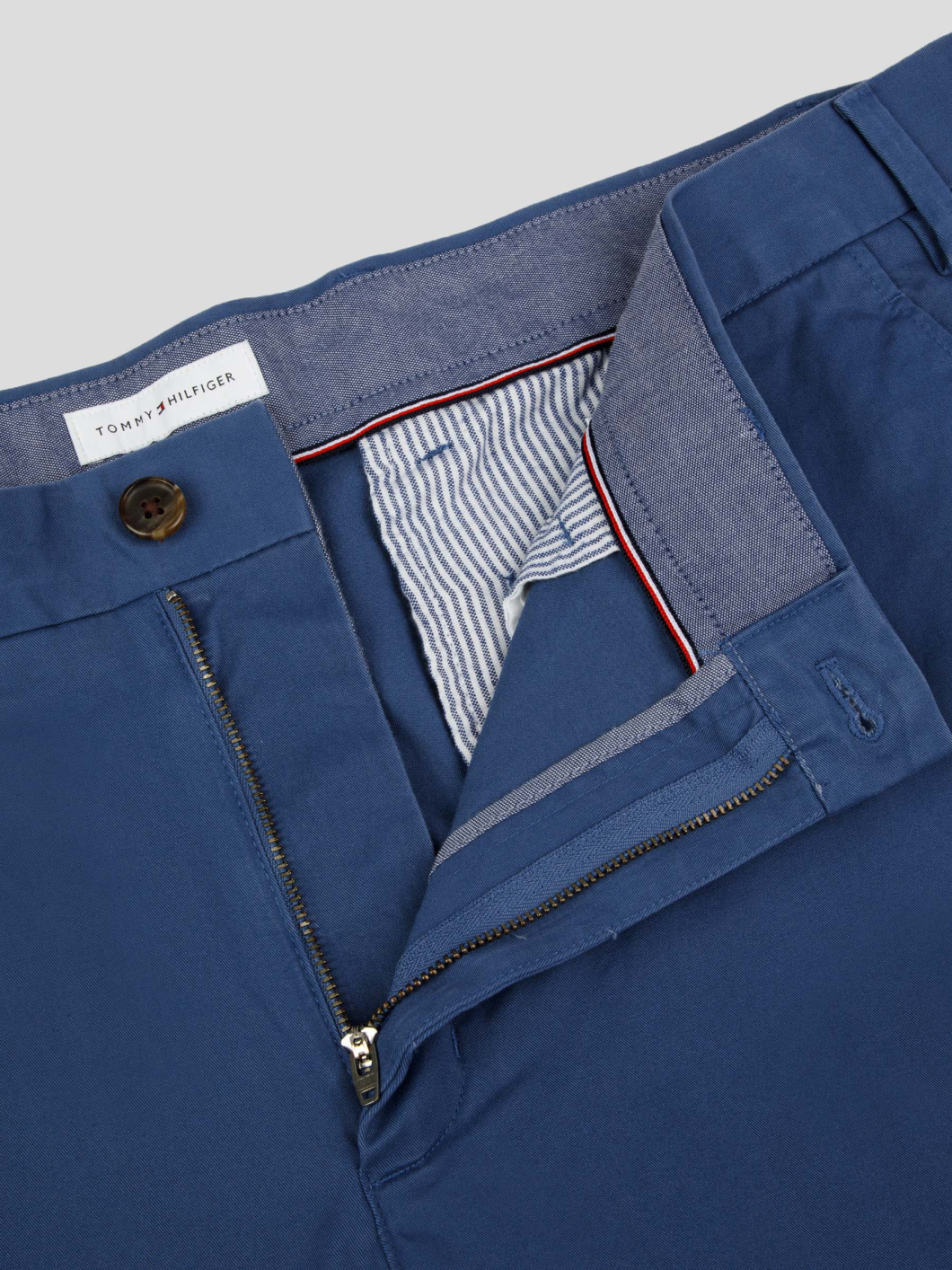 Pantalon Chino Twill Grande Taille Bleu