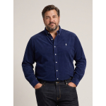 Chemise Velours Fin Grande Taille Marine