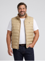 Doudoune Sans Manches Grande Taille Beige