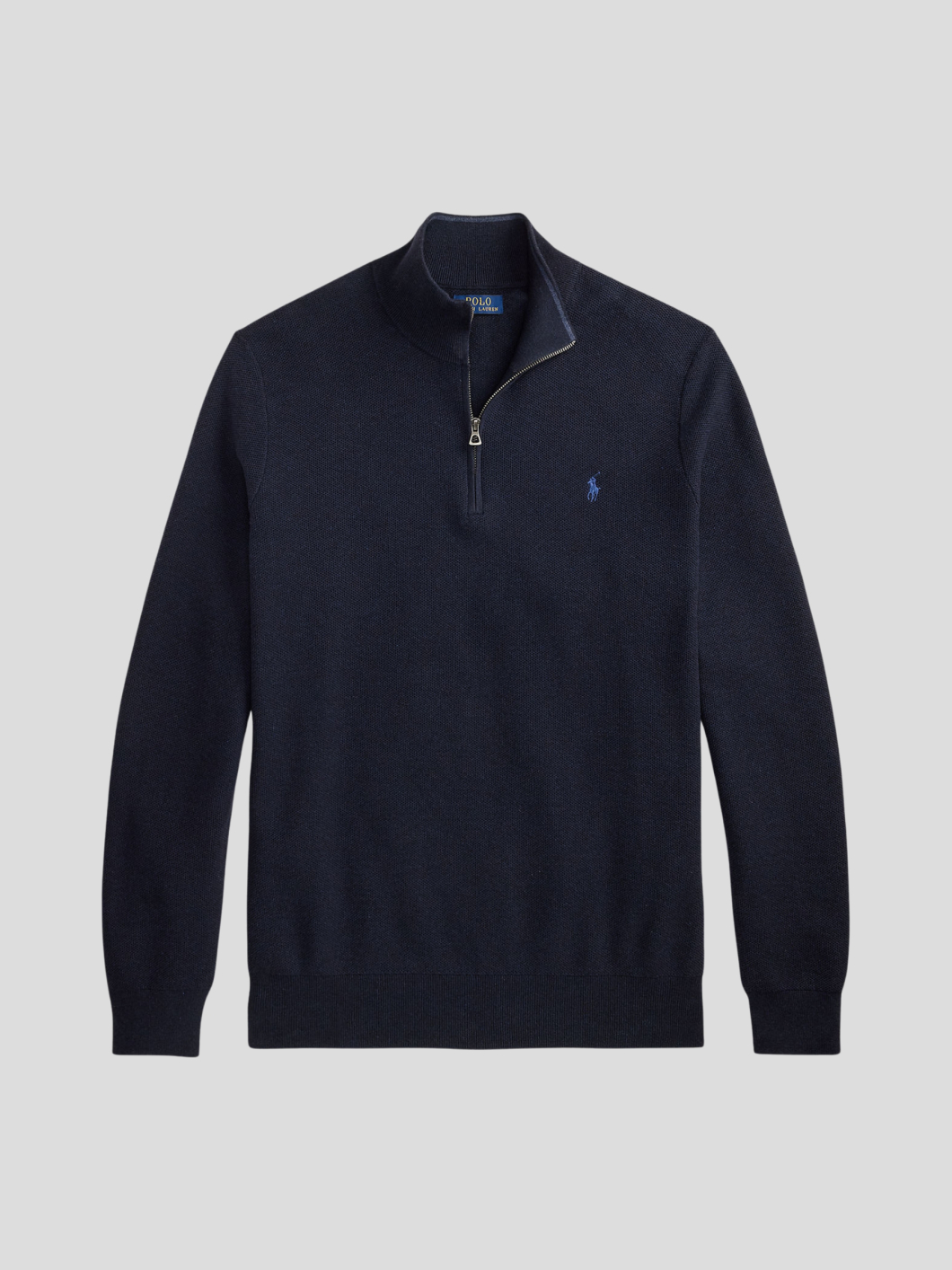 Pull Col Camionneur Grande Taille Marine