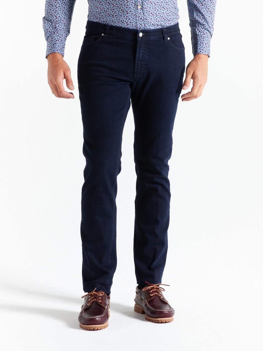 Jean brut extensible marine homme grande taille | Capel